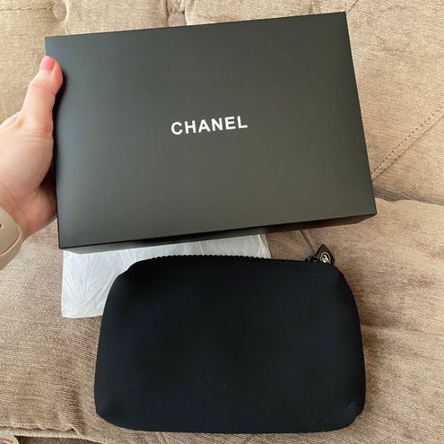 Chanel Clutch Makeup Pouch Gift Box Set Black - $60 New With Tags - From  Katie