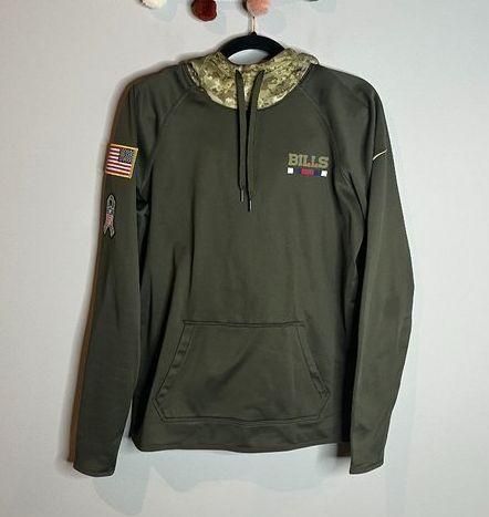 Nike Buffalo Bills Salute to Service NFL Dri-Fit hoodie Size M - $61 - From  Lindsey