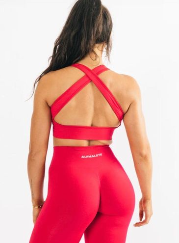 Alphalete Vault Sports Bra Pink Size XL - $30 (42% Off Retail) - From Emily