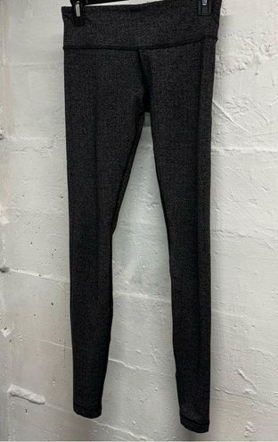 Lululemon Wunder Under Pant (Print) Heathered Herringbone Heathered Black  Black Size 4 - $34 - From Becky