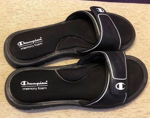 Champion memory foam sales flip flops