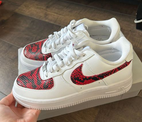 Black Dripping Custom Air Force 1 Sneakers 7 Y / 8.5 W