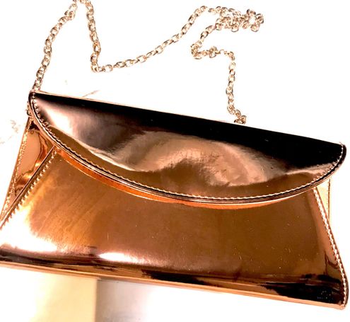 Steve Madden Model Bag Patent Clutch