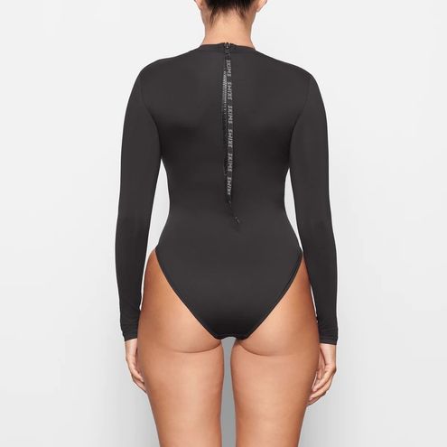 Skims + Swim Long Sleeve One Piece