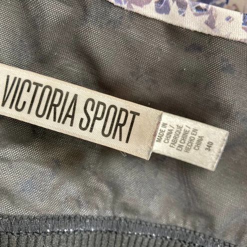 Victoria's Secret sports bra 34D adjustable racer back star print