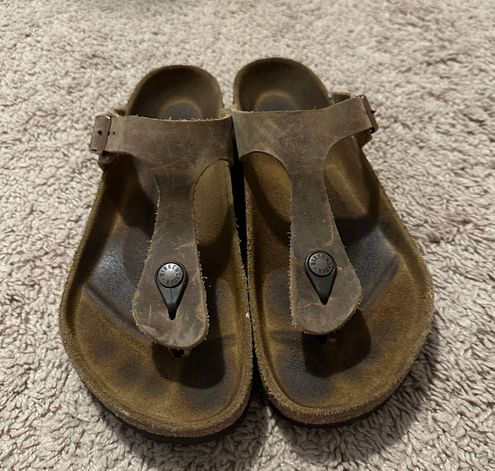 Birkenstock Gizeh Oiled Leather – Hollistercomfortshoes