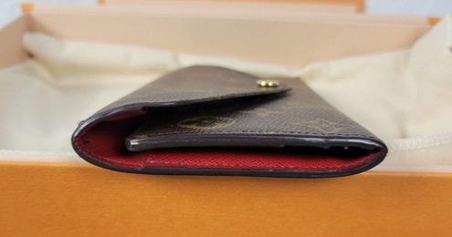 Louis Vuitton Paris Monogram Josephine Wallet Red Rouge Long Trifold  Leather - $328 - From Annette