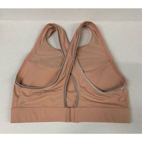 Fabletics Fabaletics Brynn High Impact Sports Bra II Sz XL  Sandalwood/Persimmon/Reflective - $25 - From Shaynie