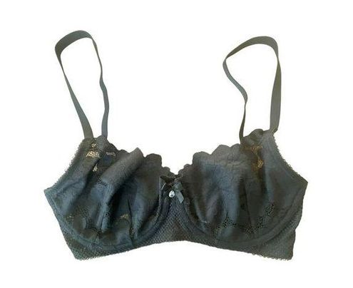 Savage X Fenty Bra Size 32DD Black Lace Underwire Semi Sheer Unlined New  NWT - $23 New With Tags - From Stephanie