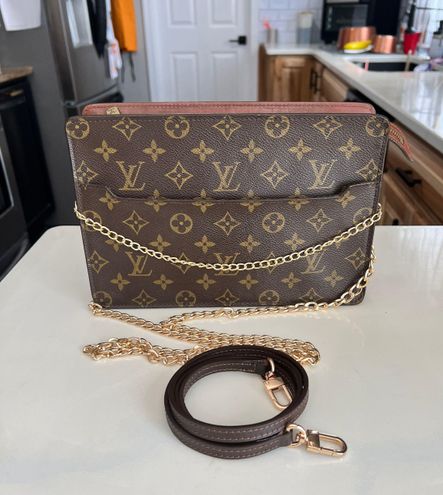 LOUIS VUITTON Monogram Canvas Pochette Homme Clutch