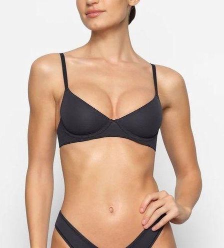 SKIMS Fits Everybody Unlined Demi Bra Black Size 32 E / DD - $35