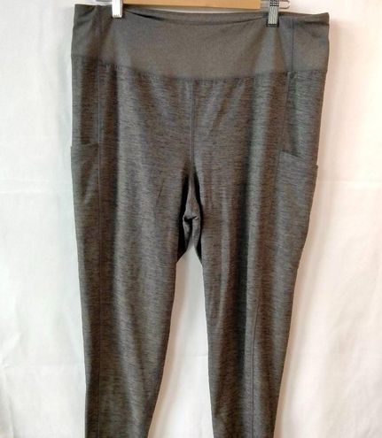 Sonoma XL Heather Gray Mid-Calf Capri Joggers Stretch Leggings