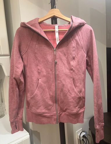 Lululemon Scuba Hoodie *Light Cotton Fleece - Heathered Cherry