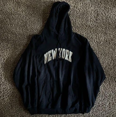 BRANDY MELVILLE CHRISTY hoodie super rare plain black (not