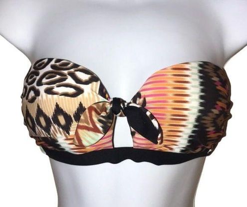 NWOT Victoria's Secret Swim Push-Up Strapless Bandeau Bikini Top