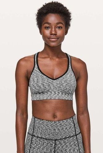 Lululemon Speed Up Sports Bra C/D Spaced Out Space Dye Black White Size 6 -  $32 - From Cady