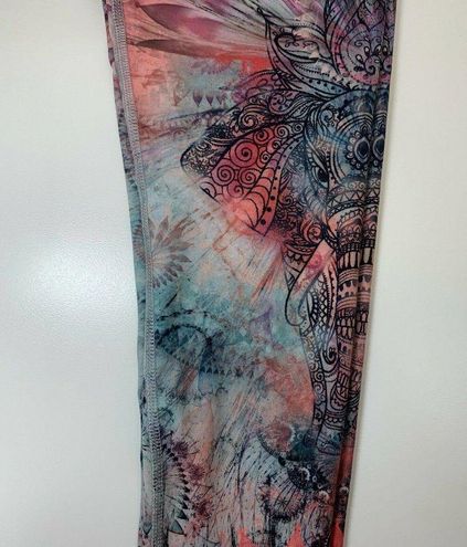 Evolution and creation Women's Colorful Elephant Mandela Print Leggings  Size M Size M - $18 - From Heidi