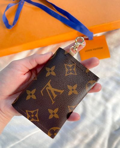 Louis Vuitton Upcycled Card Holder Keychain - $80 New With Tags - From Marci