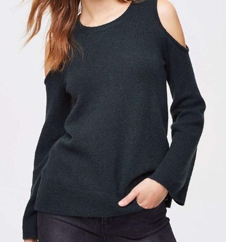 loft cold shoulder sweater