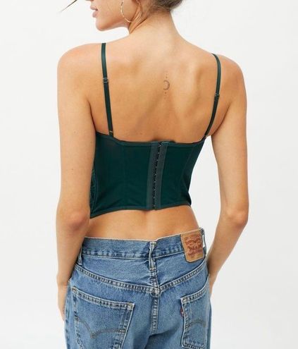 Urban Outfitters Green Modern Love Corset