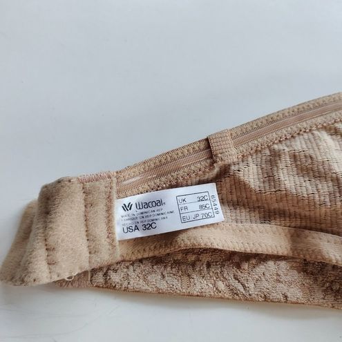 Wacoal Halo Lace Seamless Convertible Bra Womens Size 32C Nude Beige  Underwire - $32 - From weilu