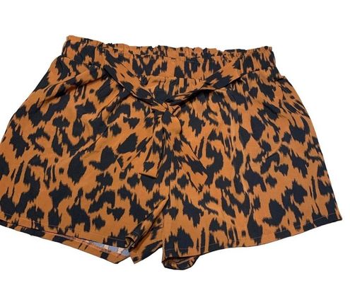 SheIn Curve Leopard Print Dress Shorts -4Xl Size 4X - $12 - From Chrissy