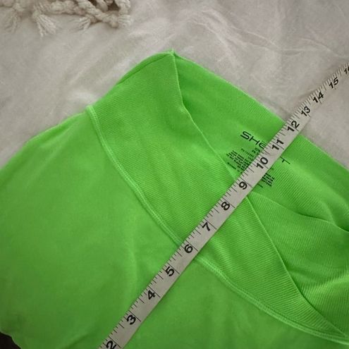 Shefit Green Crossover Waist Green Seamless Workout Pants Size Medium - $28  - From Madi