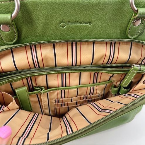 Vintage Franklin Covey Computer/Laptop/messenger Bag Green - $54 - From  Cheryl