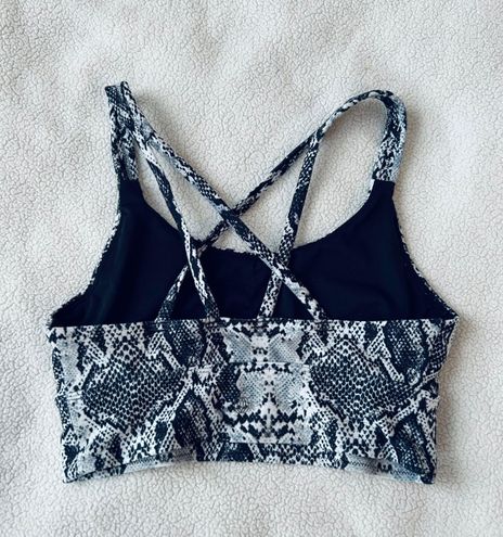 Balance Collection Marika Tech Snake Skin Yoga Top Sports Bra