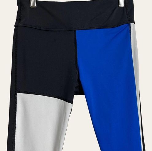 Alala Patchwork Colorblock Black Blue Performance Athletic