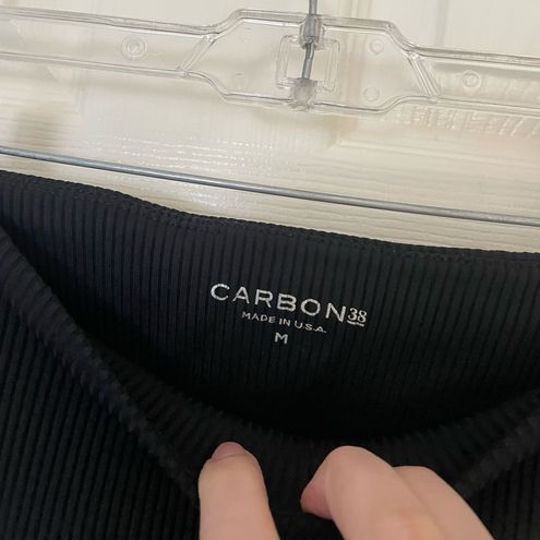 Carbon38 Ribbed 7/8 Leggings