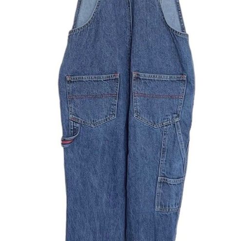 Tommy Hilfiger VTG Jeans Tommy Girl Cotton Denim Overalls Painters Loop  Size XS Blue - $30 - From Emilia