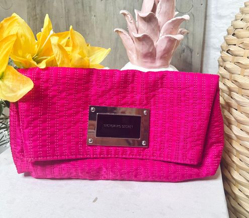 Victoria's Secret, Bags, Victorias Secret Hot Pink Wallet Clutch