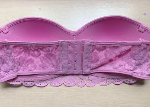 No Boundaries Pastel Pink Lilac Strapless Lace Bra - $15 (40% Off Retail) -  From tere