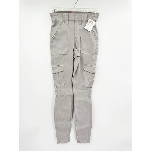 Spanx Stretch Twill Ankle Cargo Pants in Crystal Gray Size XS NWT