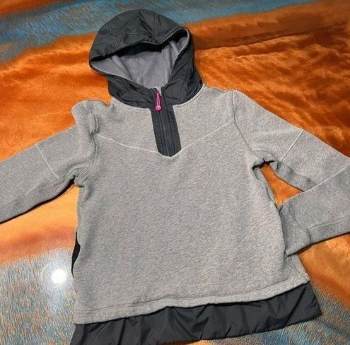 Lululemon 1/2 Zip Gray Pullover Hoodie Women’s Size 6 CA 35801 RN 106259