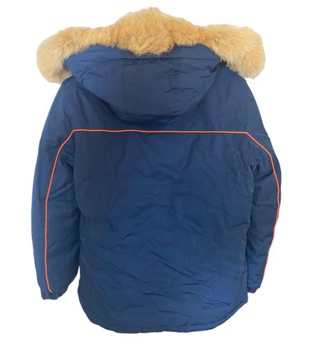 NFL, Jackets & Coats, Broncos Denver Nfl Faux Fur Hooded Puffer Jacket  Women Size M Vintage Unique