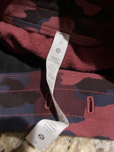 Lululemon NWT Scuba HR Jogger - Heritage 365 Camo Smoky Red Night