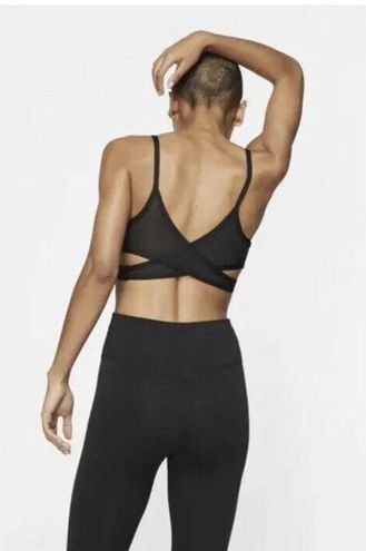 Womens Cross-Back Sports Bra - Black