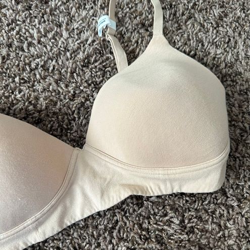 Aerie Superchill Wireless Lightly Lined Bra Tan Size 34 D - $12