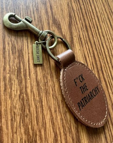 Taylor Swift Fuck the Patriarchy keychain