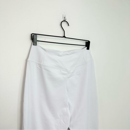 Halara  Crossover High Waisted Back Pocket Super Flare Leggings White XL -  $24 New With Tags - From Ana