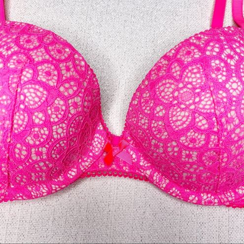 Victoria's Secret Victoria Secret Pink Lace Push Up Padded Bra