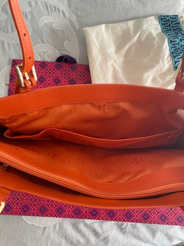 Tory Burch Robinson Tote Orange - $140 (53% Off Retail) - From Catie