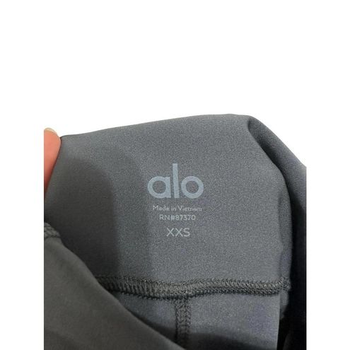 Alo Yoga Women's Gray High Waist Airbrush Athletic Ankle Leggings Size XXS  - $49 - From Marissa