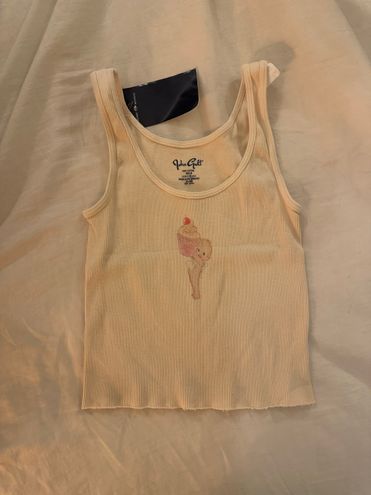 Brandy Melville Sheena Cupcake Tank Top Tan - $19 New With Tags - From Roni