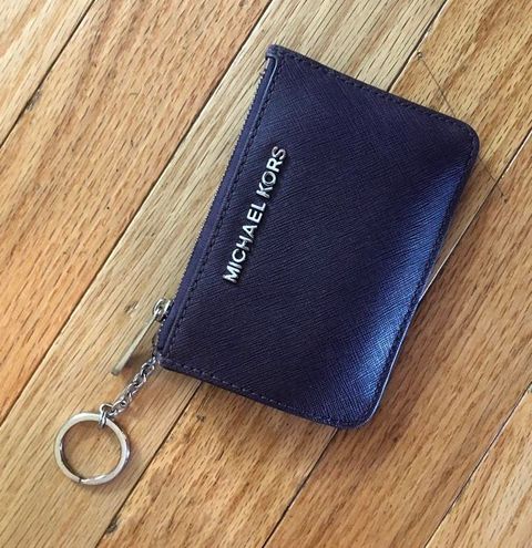 Michael kors jet set travel small wallet key ring top zip coin pouch id  holder clementine  Fruugo ZA