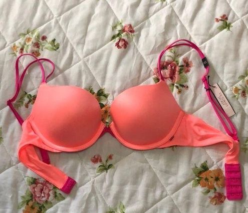 Victoria's Secret Very Sexy Padded Demi Bra Size 32C Orange - $20