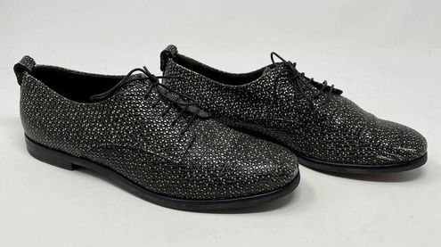 AGL Optic Pebbled Leather Oxford Shoes Size 40 69 From Bryan