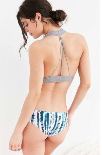 Urban Outfitters Out From Under Strappy Back Halter Bra Gray Size L - $13  (48% Off Retail) - From Monica